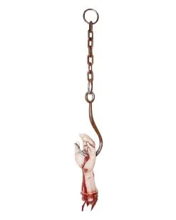 Abgehackte Zombie Hand Am Haken