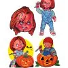 Chucky Mörderpuppe Wanddeko 4-tlg. 1 Chucky Mörderpuppe Wanddeko 4-tlg. -Karneval Universe Geschaft chucky childs play wanddeko chucky cut outs chucky wal decor 38876 01