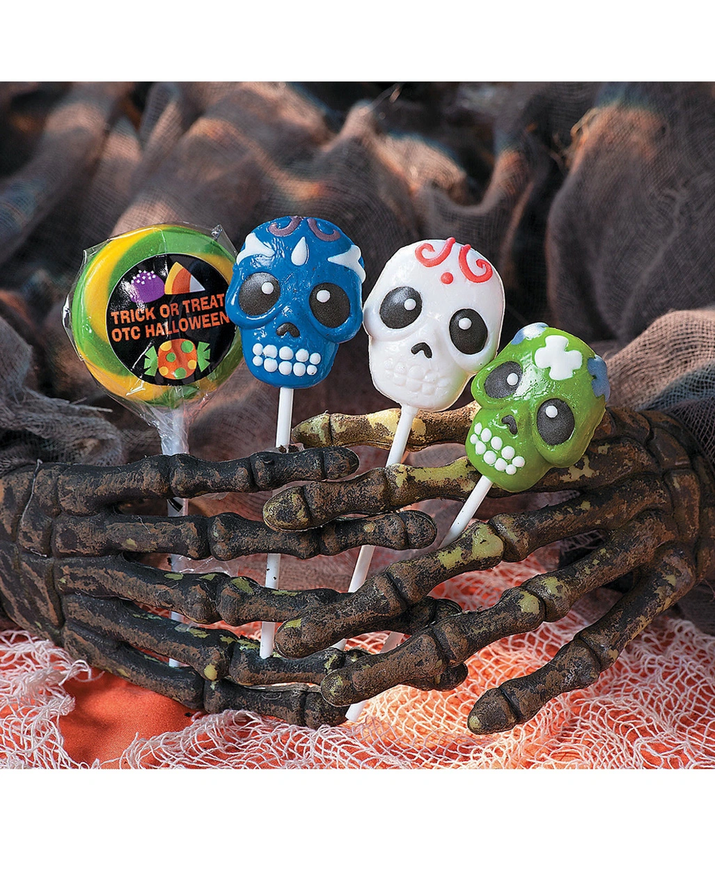Totenkopf Lutscher "Day Of Dead" 12 St. 4 Totenkopf Lutscher "Day Of Dead" 12 St. - Image 2