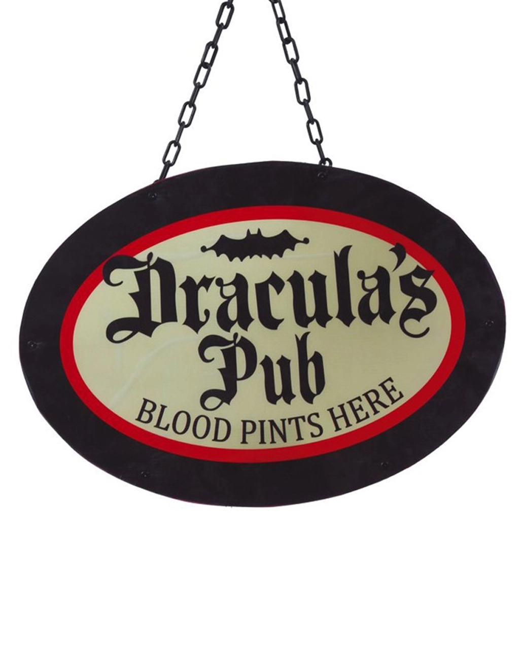Draculas Pub Wanddeko Mit LEDs 47cm 3 Draculas Pub Wanddeko Mit LEDs 47cm