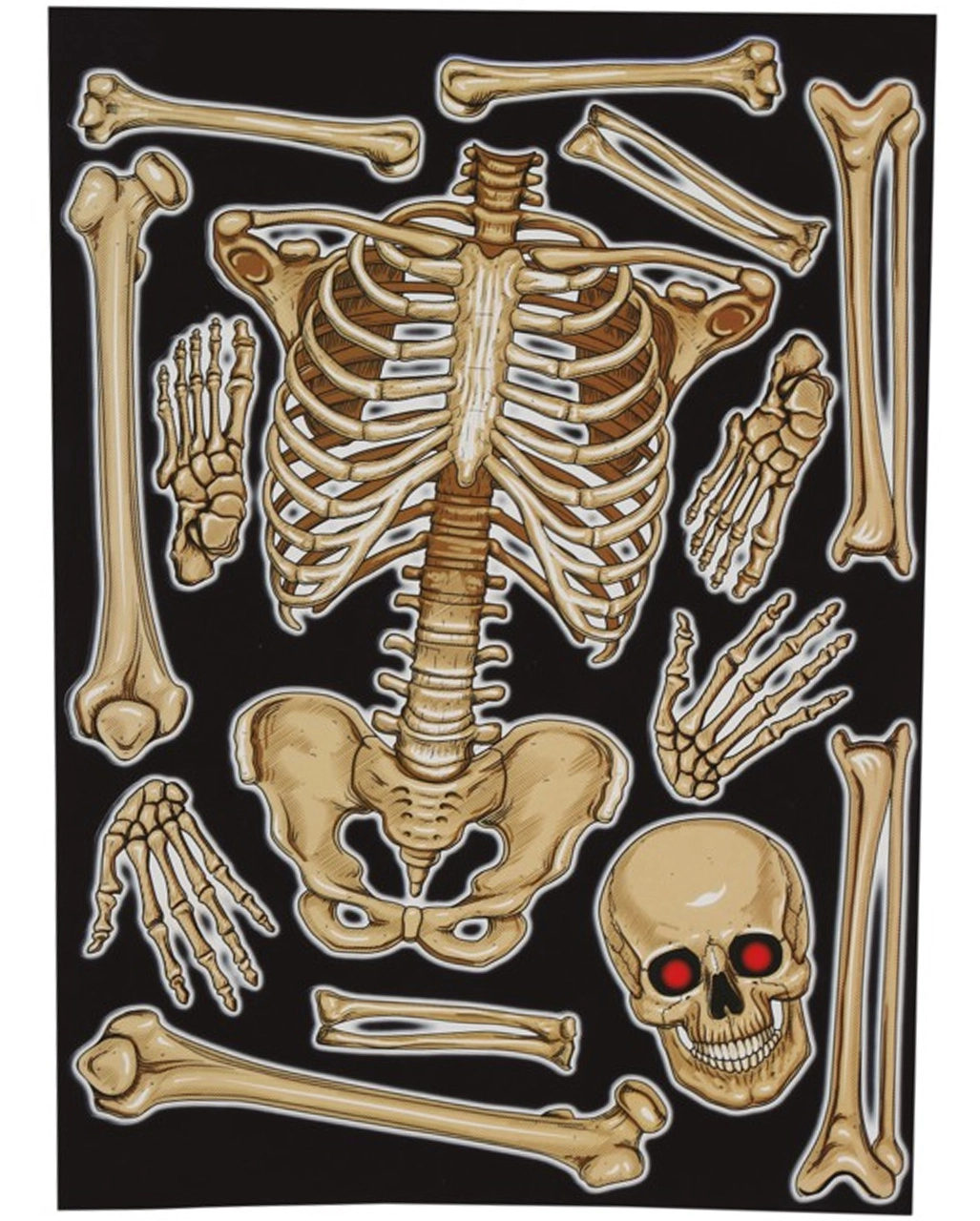 Fenster Deko Skelett 30x40 Cm 3 Fenster Deko Skelett 30x40 Cm