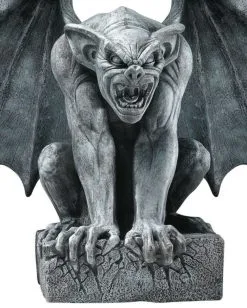 Gargoyle Standfigur 104 X 67cm 5 Gargoyle Standfigur 104 X 67cm -Karneval Universe Geschaft gargoyle standfigur wasserspeier wanddekoration halloween figur halloween dekoration 16201 02