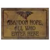Vintage Abandon Hope Schild 43x11cm 2 Vintage Abandon Hope Schild 43x11cm -Karneval Universe Geschaft gothic abandon hope schild vntage abandon hope schild antique ghothic abandon hope sign 52038 01