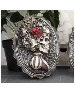 Gothic Skelett Dame Day Of The Dead Wand- & Standbild -Karneval Universe Geschaft gothic skelett dame day of the dead wandbild gothic skeleton wall plaque stilvolle gothic deko 39301 2