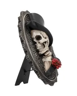 Gothic Skelett Gentleman Day Of The Dead Wand- & Standbild -Karneval Universe Geschaft gothic skelett gentleman day of the dead wandbild gothic skeleton gentleman wall plaque gothic deko 39302 4