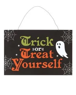 Trick Or Treaters Halloween Schild 20x30cm 7 Trick Or Treaters Halloween Schild 20x30cm -Karneval Universe Geschaft halloween schild trick or treat yourself trick or treat yourself halloween sign 53120 01
