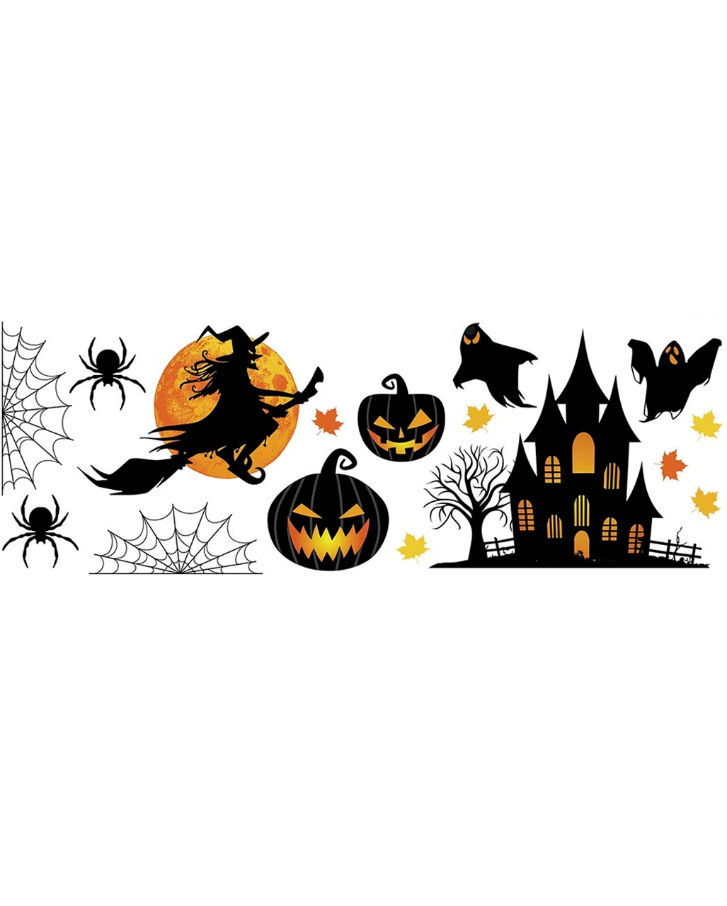 Wandsticker Halloween Schatten Motive 3 Wandsticker Halloween Schatten Motive