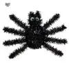 Schwarze Spinne Aus Lametta -Karneval Universe Geschaft halloween spinne aus lametta halloween spider lametta halloween deko 51729 01