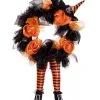 Halloween Kranz Mit Hexen Beinen 1 Halloween Kranz Mit Hexen Beinen -Karneval Universe Geschaft halloween tuerkranz mit hexenbeinen halloween door wreath with witch legs hexen deko 52763