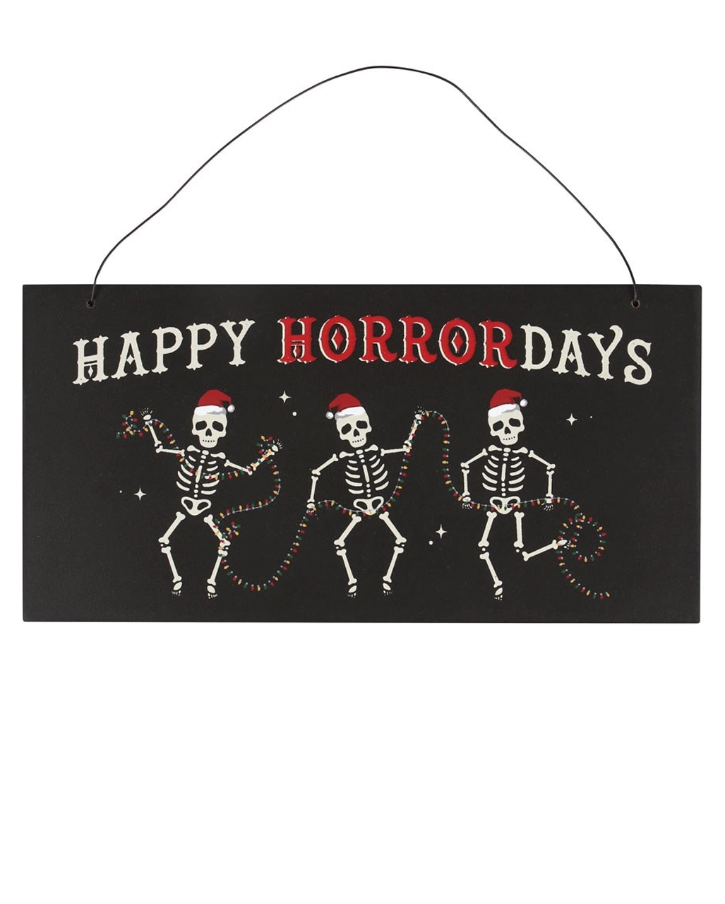 Happy Horrordays Hängeschild Aus Holz 3 Happy Horrordays Hängeschild Aus Holz