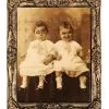 Effektbild Horror Zwillinge 38 X 51 Cm -Karneval Universe Geschaft hologramm portrait horror zwillinge gruseliges hologramm bild als halloween deko 25199