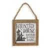 "Haunted House Enter If You Dare" Halloween Wandbild 15cm 1 "Haunted House Enter If You Dare" Halloween Wandbild 15cm -Karneval Universe Geschaft holz schild haunted house enter if you dare 15cm wood wall sign halloween dekoschild halloween 54242