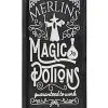"Merlins Magic Potions" Halloween Wandbild 41cm 1 "Merlins Magic Potions" Halloween Wandbild 41cm -Karneval Universe Geschaft merlins magic potions halloween holzschild 41cm wood halloween engraved wall sign 54246
