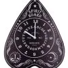 Hexenbrett Wanduhr 34cm 1 Hexenbrett Wanduhr 34cm -Karneval Universe Geschaft ouija board wanduhr hexenbrett wanduhr wahrsagebrett wanduhr spirit board wallclock 53300 01