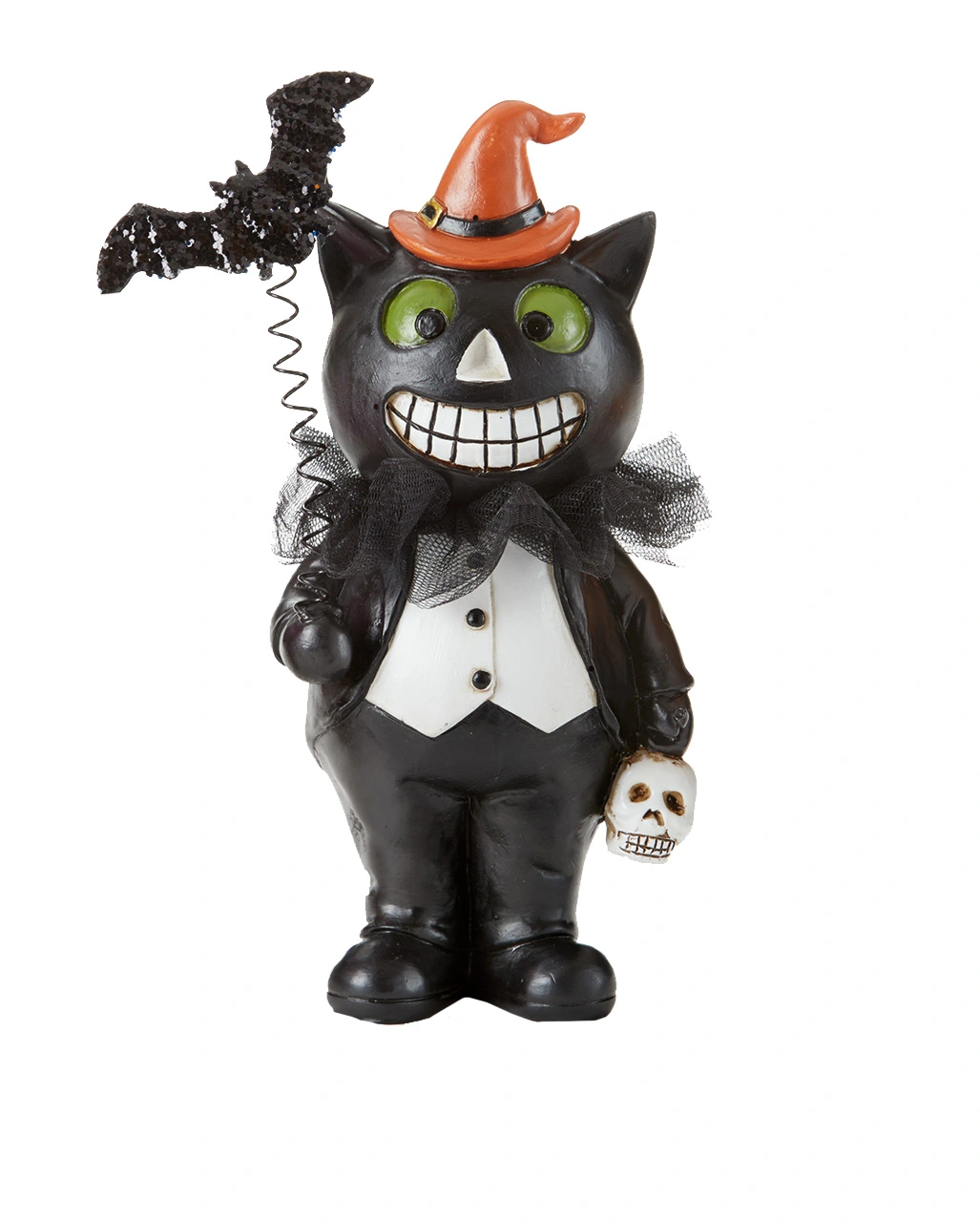 Hexenkatze Im Smoking Und Hexenhut Figur 19cm 3 Hexenkatze Im Smoking Und Hexenhut Figur 19cm