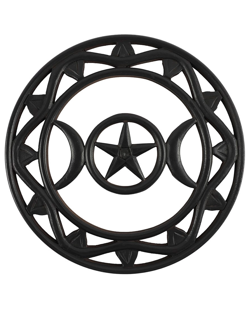 Dreifach Mond Wandschmuck 30cm 3 Dreifach Mond Wandschmuck 30cm