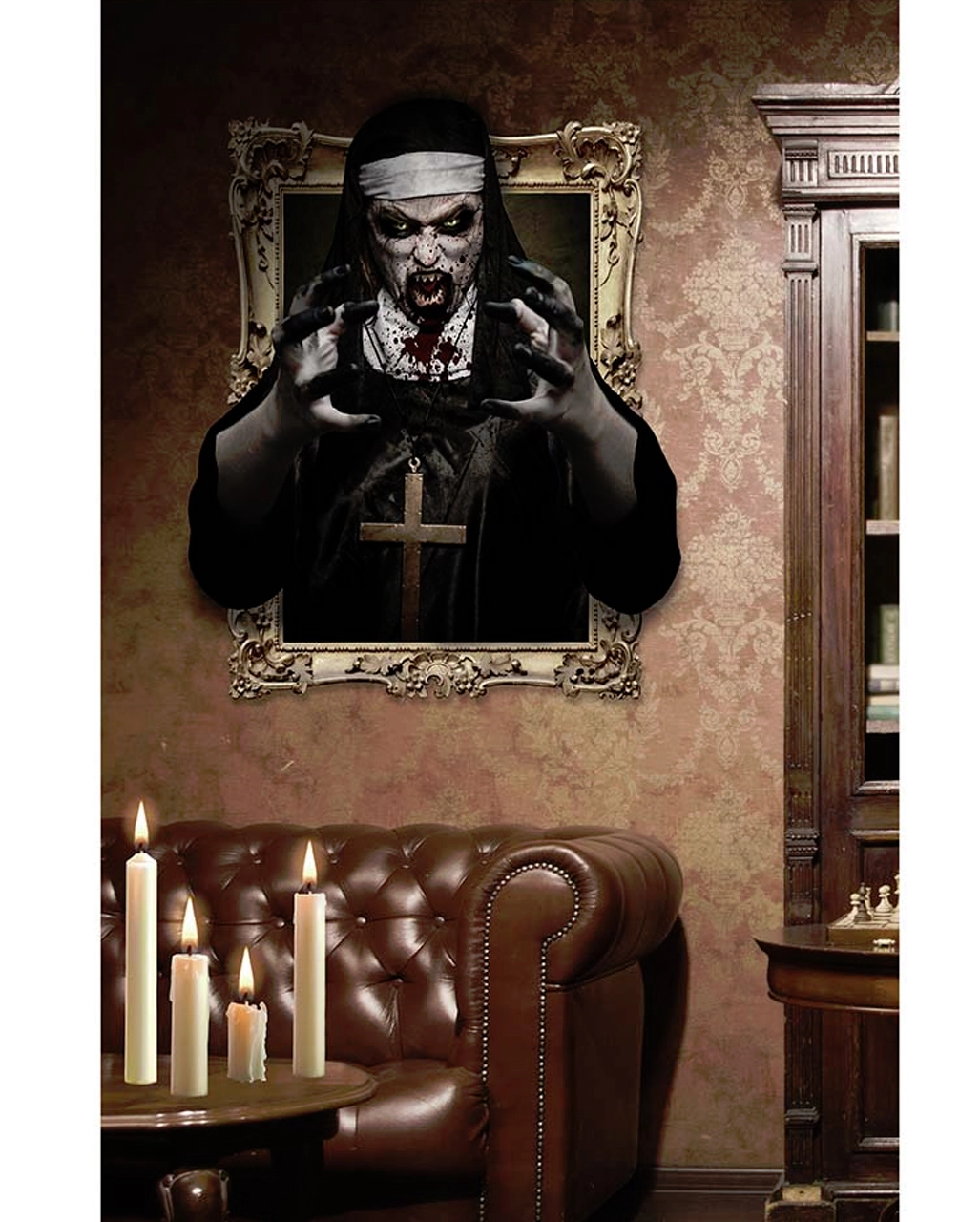 3D Deko Folie Zombie Nonne Selbstklebend 4 3D Deko Folie Zombie Nonne Selbstklebend - Image 2