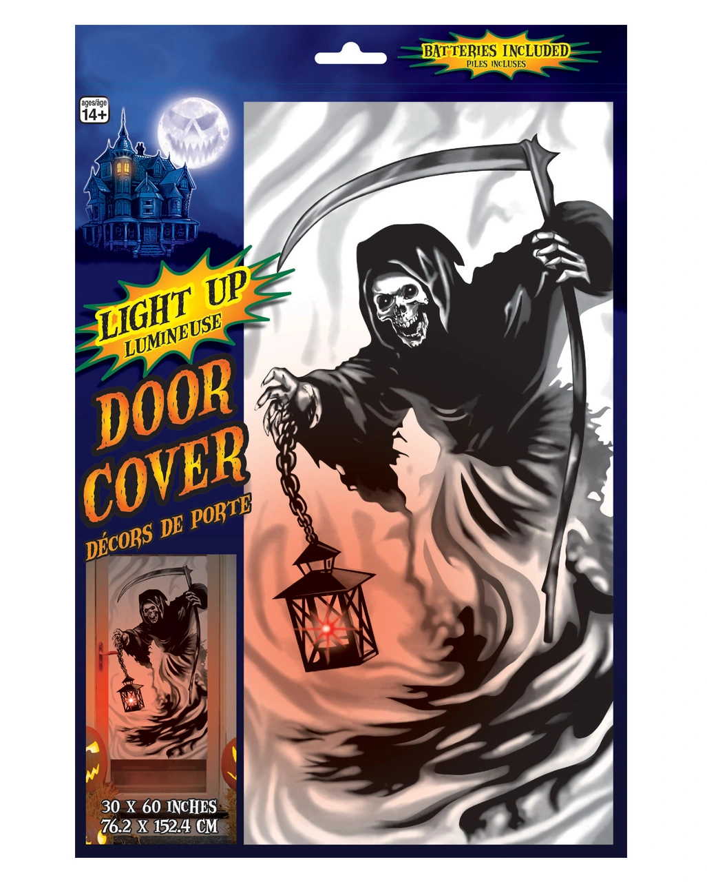 Grim Reaper Türfolie Mit LED Licht 4 Grim Reaper Türfolie Mit LED Licht - Image 2