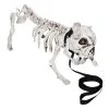 Skelettierter Hund 1 Skelettierter Hund -Karneval Universe Geschaft skelett hund tote deko bulldogge halloween dekoration 22214
