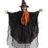 Totenkopf Hexe Zum Aufhängen 1 Totenkopf Hexe Zum Aufhängen -Karneval Universe Geschaft skelettierte hexe haengefigur deko fuer halloween horror deko fuer partys skeleton witch hanging figure 26636