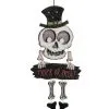 Spooky Skelett Holzschild Trick Or Treat 2 Spooky Skelett Holzschild Trick Or Treat -Karneval Universe Geschaft spooky skelett halloween dekoschild spooky skeleton halloween decor hanging sign holzschild halloween deko 52982