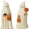 Niedlicher Geist Mit Trick Or Treat Körbchen 24cm 2 Niedlicher Geist Mit Trick Or Treat Körbchen 24cm -Karneval Universe Geschaft suesser geist mit trick or treat koerbchen 24cm halloween ghost figurine halloween geist figur 54274