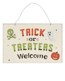 Trick Or Treaters Willkommen Schild 20x30cm 7 Trick Or Treaters Willkommen Schild 20x30cm -Karneval Universe Geschaft trick or treaters halloween schild trick or treaters halloween sign halloween deko 53119 01