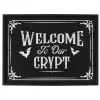 "Welcome To Our Crypt" Wandschild 40cm 1 "Welcome To Our Crypt" Wandschild 40cm -Karneval Universe Geschaft welcome to our crypt wandbild welcome to our crypt wall plaque gothic wohnaccessoire 54309 01