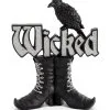 Wicked Hexenstiefel Glitter Deko Mit Krähe 24cm 2 Wicked Hexenstiefel Glitter Deko Mit Krähe 24cm -Karneval Universe Geschaft wicked hexenstiefel mit rabe glitter deko wicked witch boots with raven glitter deco deko walpurgisnacht 54376 2