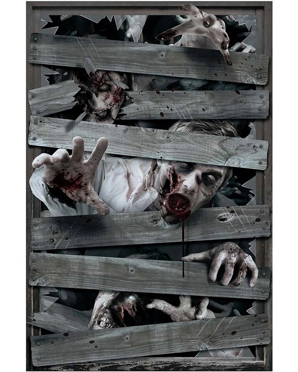 Fenster Deko Zombies 3 Fenster Deko Zombies
