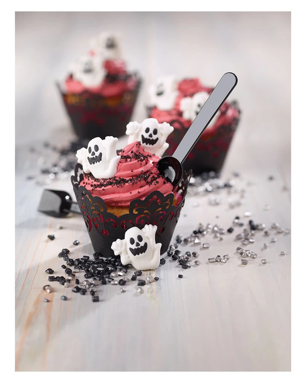 Geister Zuckerdekoration 12 St. 4 Geister Zuckerdekoration 12 St. – Bild 2