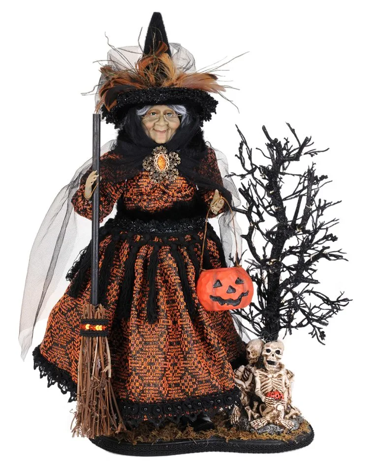 Karneval Universe Geschaft -Karneval Universe Geschaft beleuchtete maechenhexe aus dem geisterwald lighted haunted trail witch on base halloween deko 54767 01 768x957 1