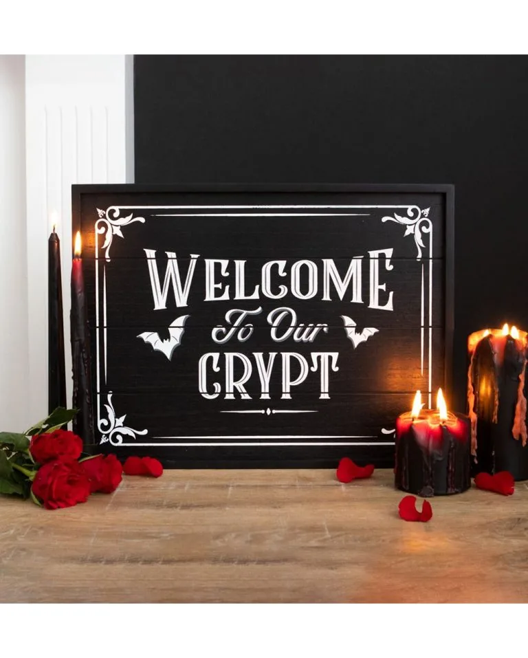 Karneval Universe Geschaft -Karneval Universe Geschaft welcome to our crypt wandbild welcome to our crypt wall plaque gothic wohnaccessoire 54309 03 768x957 1